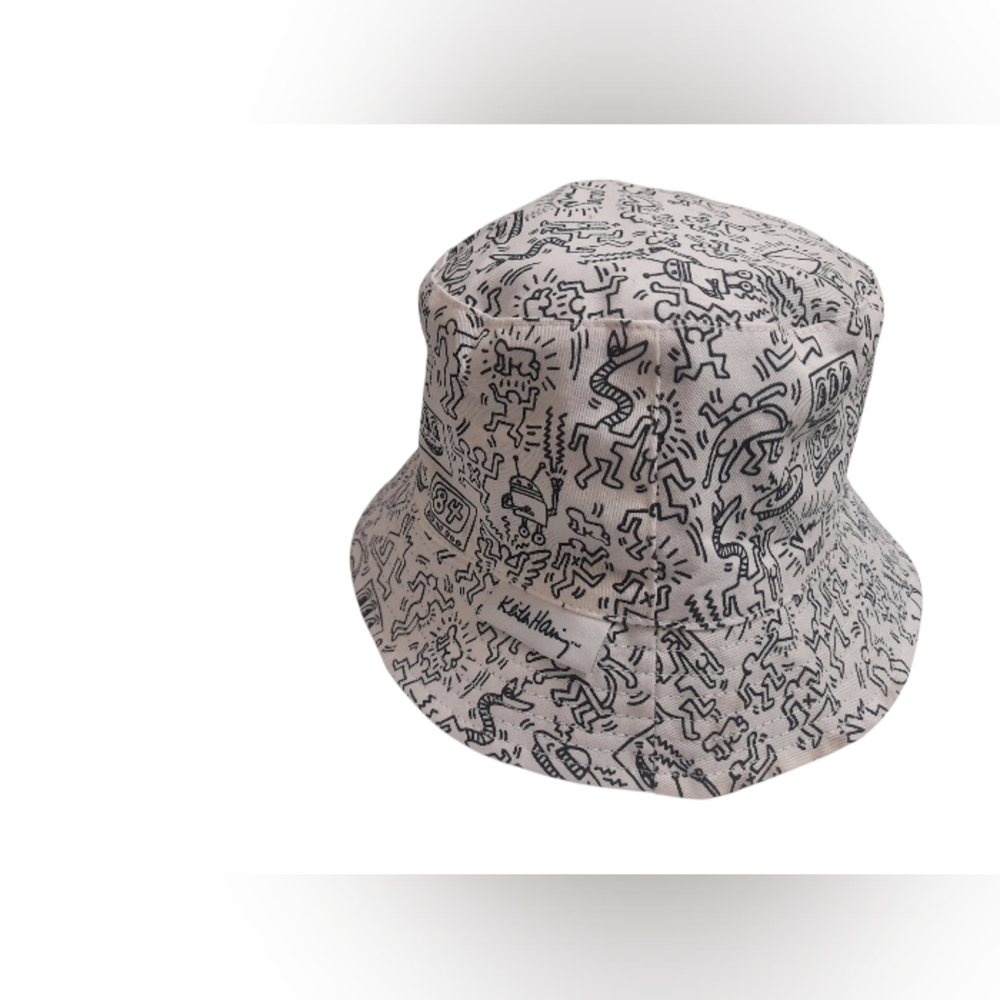 Keith Haring Reversible Bucket Hat Y2k - Picture 3 of 12